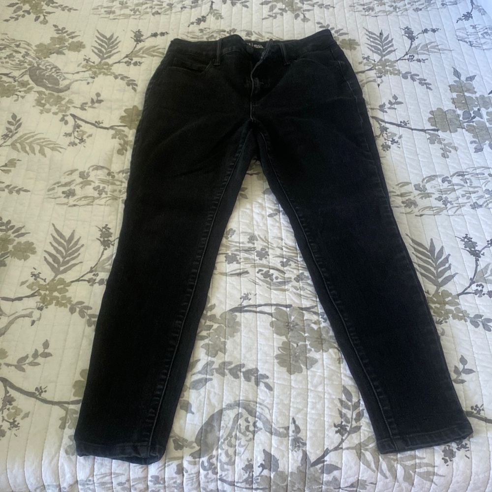 Denim black skinny jeans